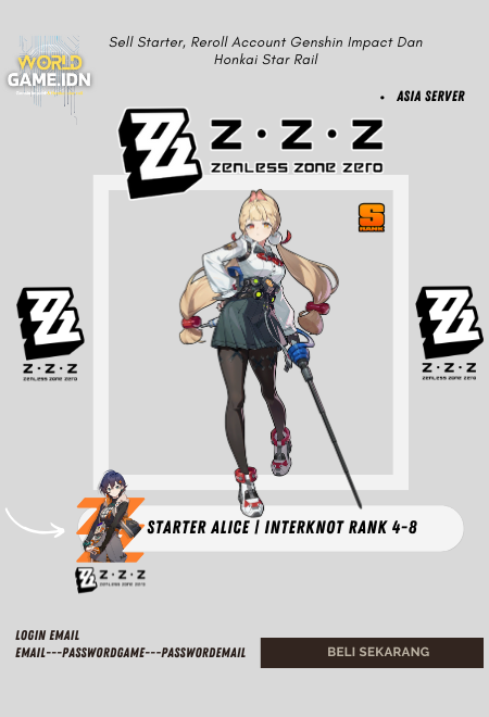 [Asia] Starter Alice | Belle Mc Interknot Rank 4-8